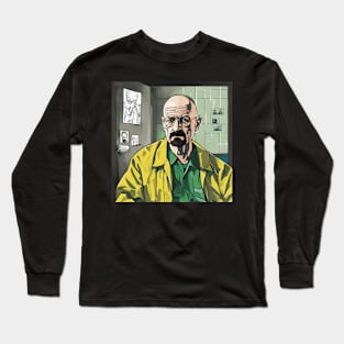 Breaking Bad Walter White inspired art Long Sleeve T-Shirt